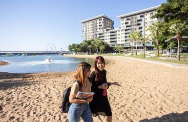 Students at Darwin Waterfront